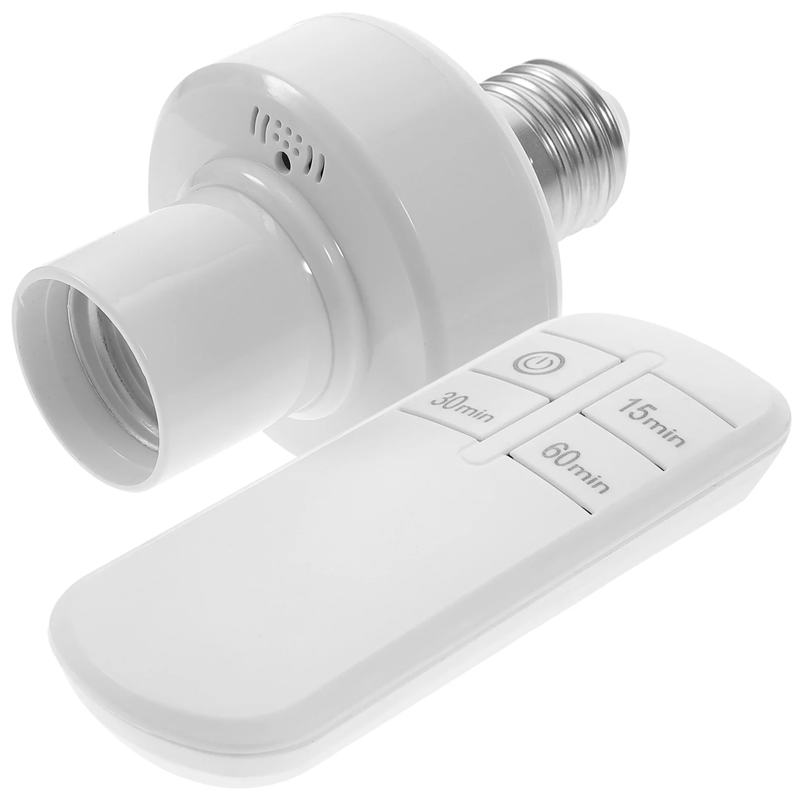 

Remote Control Light Socket Wireless Timing Function Compatible with LED Incandescent Energy-Saving Lamps E27 Bulb Holder Indoor