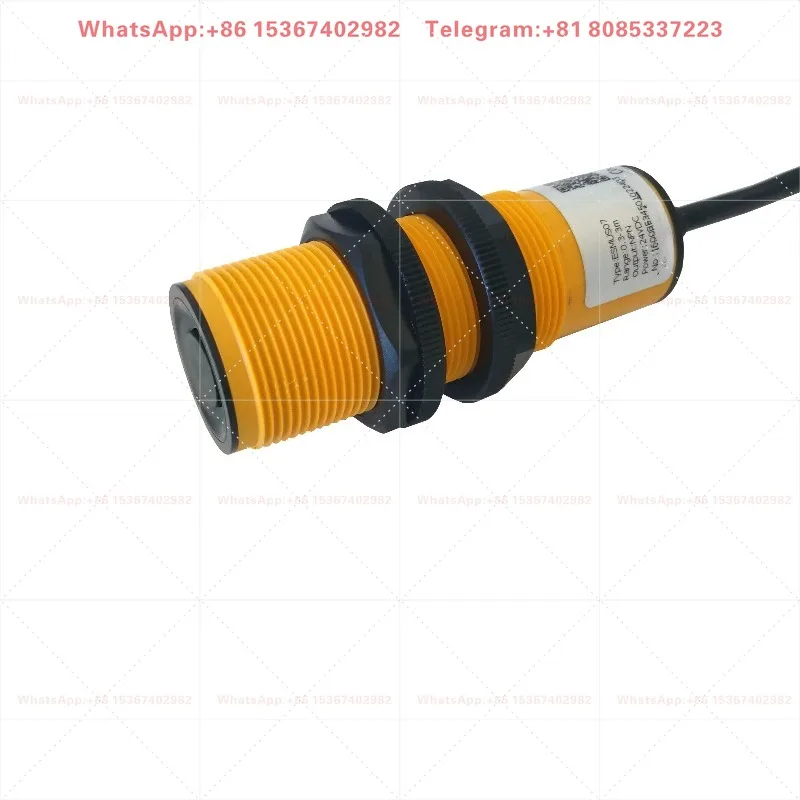 ESMUS07 Ultrasonic Distance Meter Small Range Waterproof Ultrasonic Finder Sensor for Object Detection Liquid Level Measurement