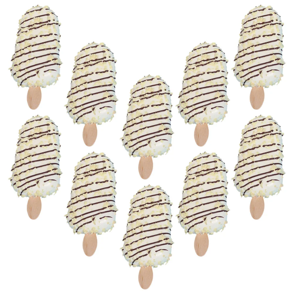 10 pcs Fake Ice Cream Artificial Ice Cream False Food Display Model Simulation Ice Cream imitation ice cream