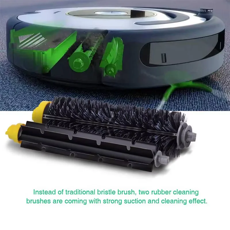 Replacement Parts Compatible For iRobot Roomba Accessories 700 Series 760 761 770 780 790 Filter Brush Vacuum Cleaner Replenishm