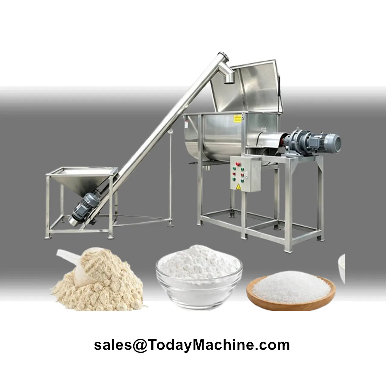 Ribbon Blender Mixer Machine for Powder Granule Mixing