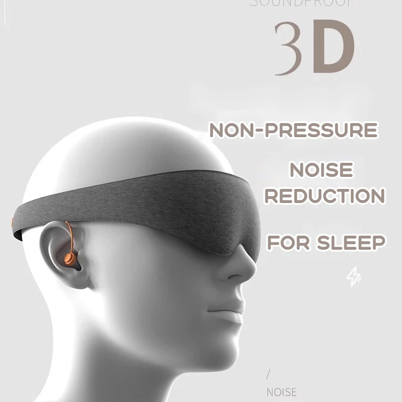 Imagem -06 - Máscara de Olho para Dormir Copo 3d Contornado Venda Côncavo Moldado Sono Noturno Máscaras Faciais Block Out Light Eyepatch e