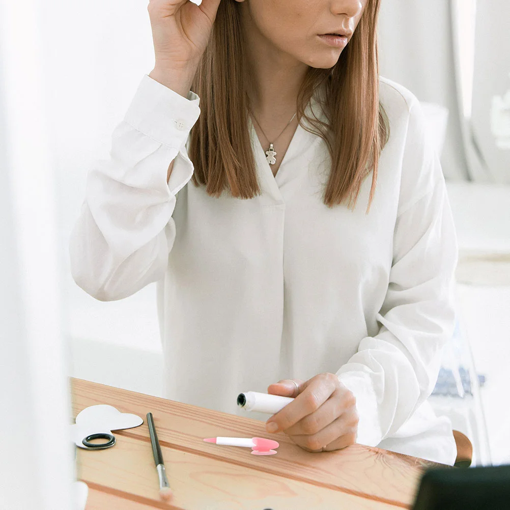 6-teilige Silikon-Lippenpinsel-Abdeckung, Make-up-Schwämme für Foundation, Schutz, Balsam, Concealer, Tönung, Glanz, Zubehör, Abdeckungen, Kappen, Lippen