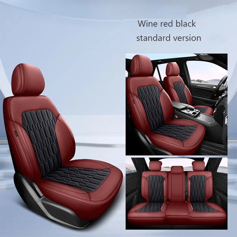 

custom Car Seat Covers leather 5 seat set For Mercedes Benz GLB200 250 maybach s560 650 GLS 2019-2023 car accessories interior