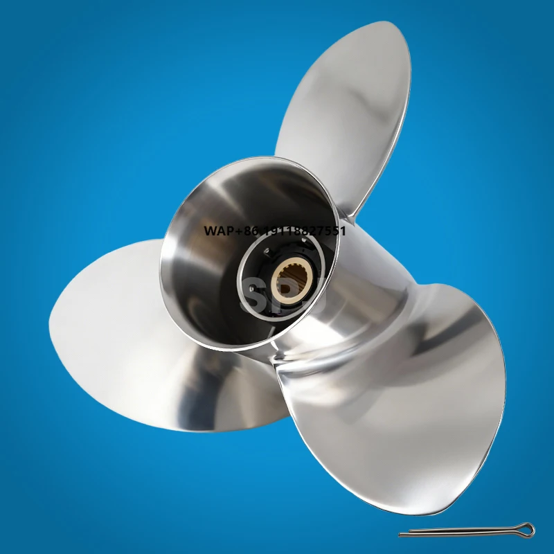 

Левосторонний 3-лопастной гребной винт из нержавеющей стали для подвесных моторов 16 1/4"x17" OEM 6AX-45972-20-00