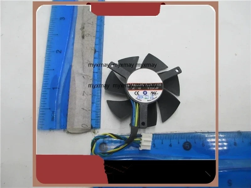 47 мм PLD05010S12H FD5010U12S 4-контактный охлаждающий вентилятор для ZOTAC 9400GT 9500G HD4650 HD3650 GT210 GT520, вентиляторы-кулер для видеокарты