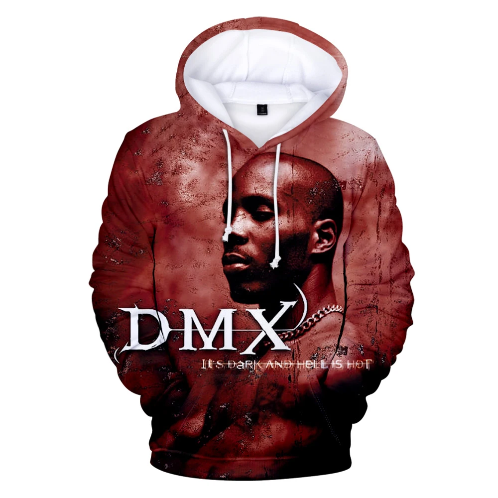 Super Star 3D Printed DMX Hoodies Sweatshirts Men Women Streetwear Fashion Rapper Earl Simmons Autumn Hooded Casual Pullovers