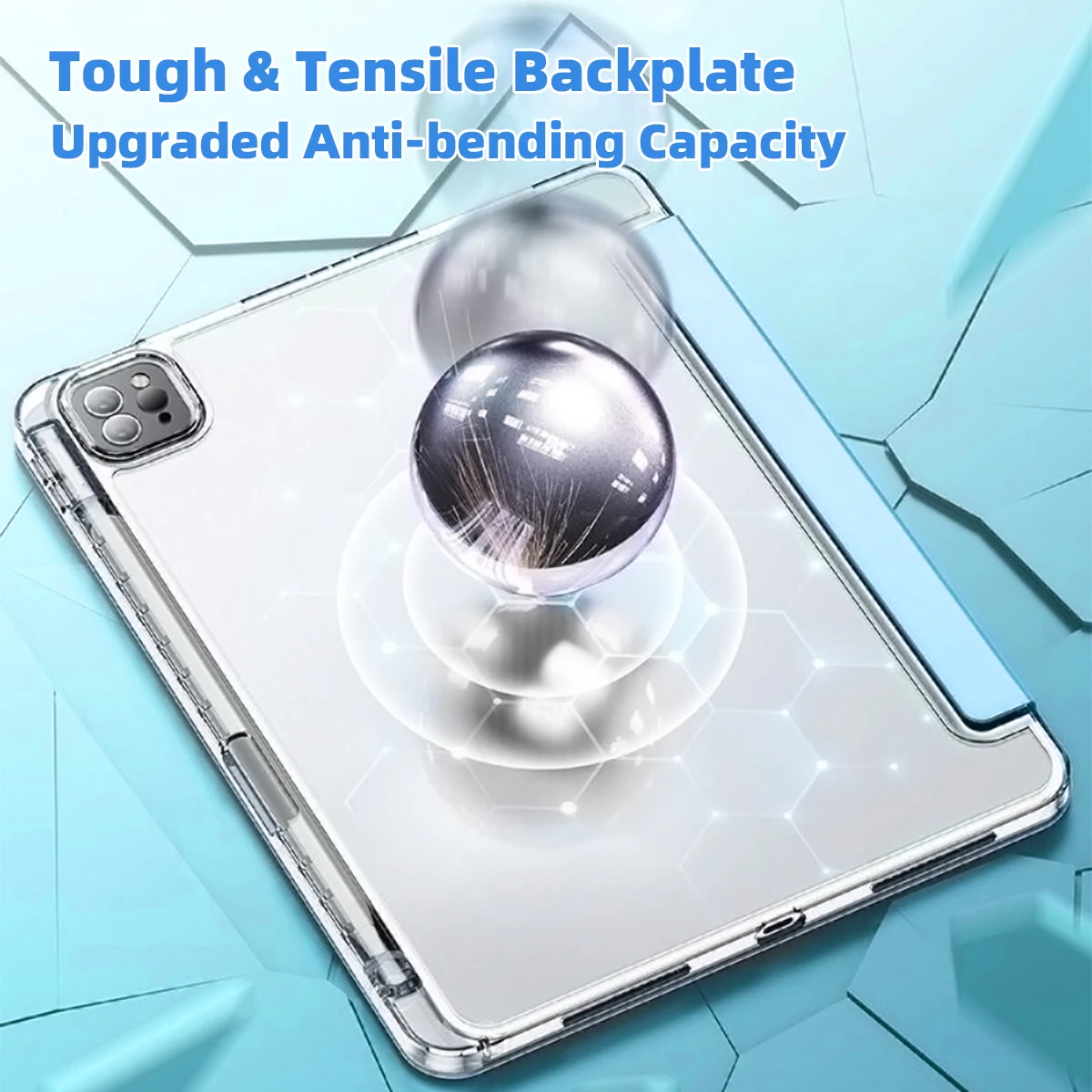 ل 2025 جديد iPad Pro M5 11/13 "iPad A16 11th الجيل HD أكريليك Funda لباد Air M3 M2 Air 11 13 بوصة حافظة كمبيوتر لوحي ذكي