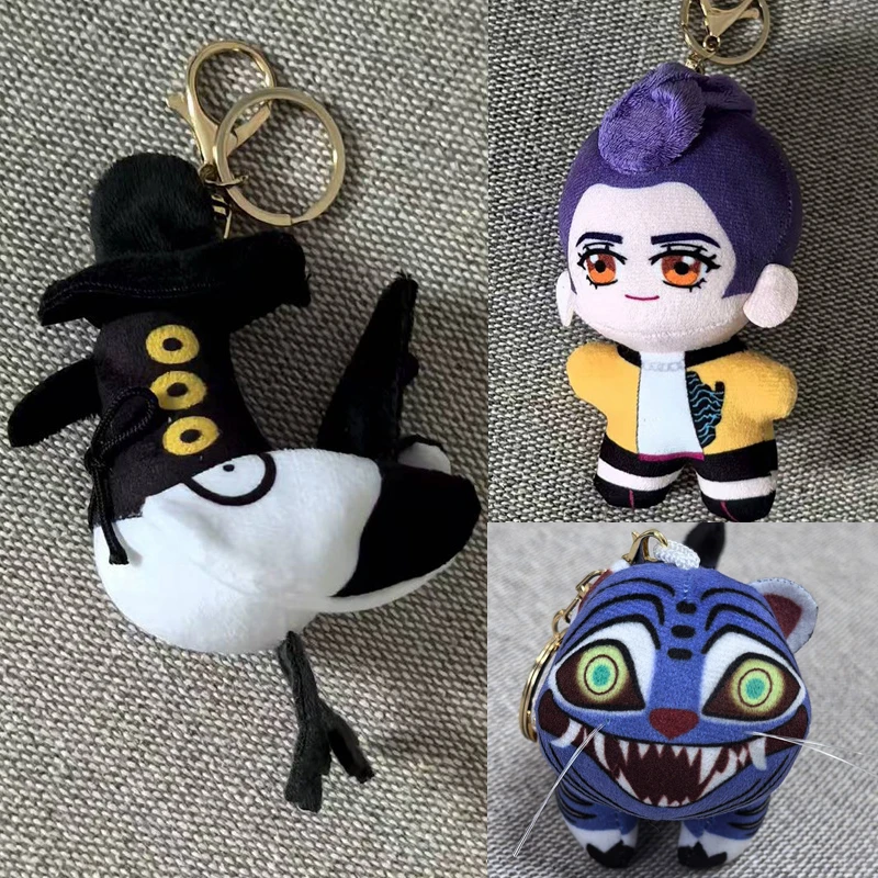 

Аниме KPop Охотники на демонов Руми Тигр Птица Сорока Плюшевый брелок Декоративный плюшевый кулон Девушки Мальчики Косплей Костюм Аксессуары