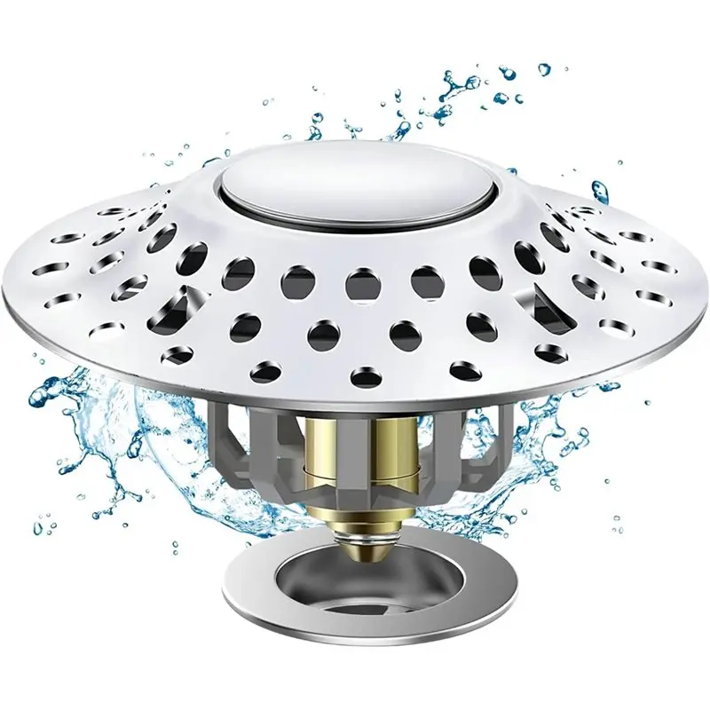 

ABKO-Bathtub Bouncing Core Drain Valve Filter Press-Type Drain Filter Drainage Valve Spring Core