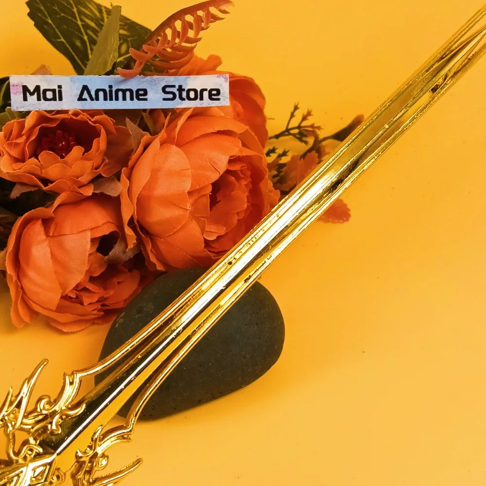 11.6 بوصة الروح لاند كاتانا الأصلي الساموراي صابر أنيمي تأثيري الدعامة الرمح معدن النينجا الحجم الحقيقي اليابانية كاتانا لعبة غير حادة هدية