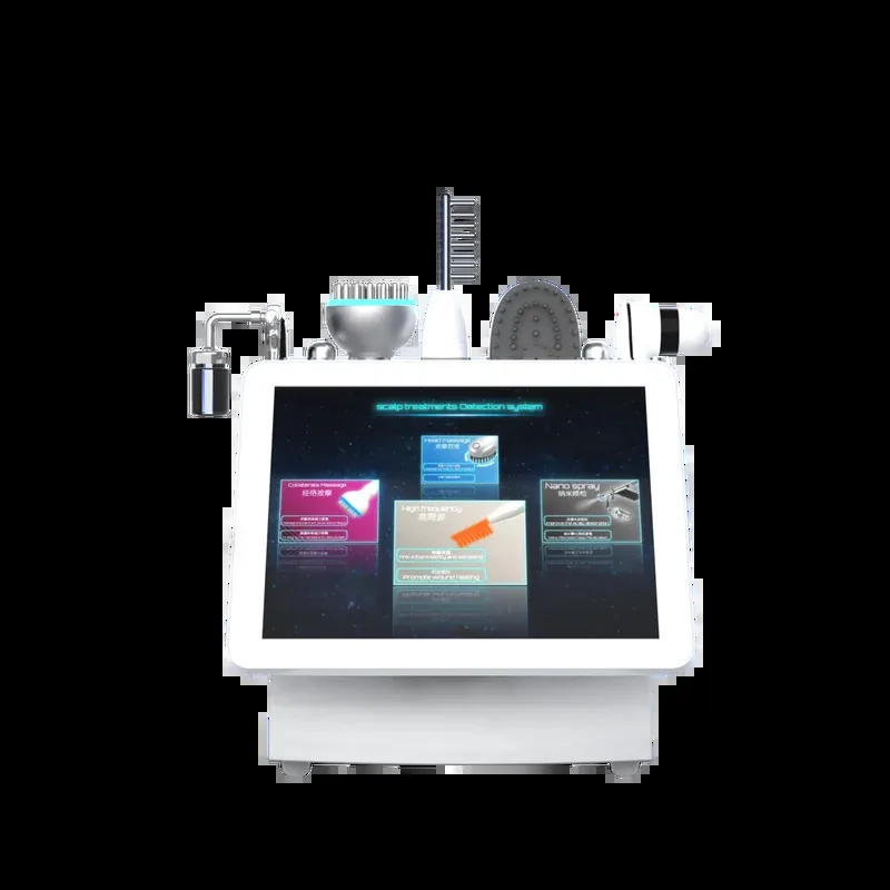 

2024 Новый многофункциональный массажер для кожи головы 15 дюймов 5 в 1 высокочастотный спа для волос