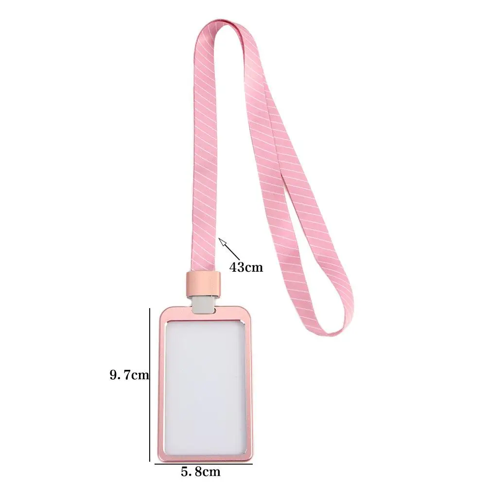 

Multifunctional with Lanyards Bus Pass Case Cover School Office Supplies ID Card Case Credit Card Holder Badge Holder