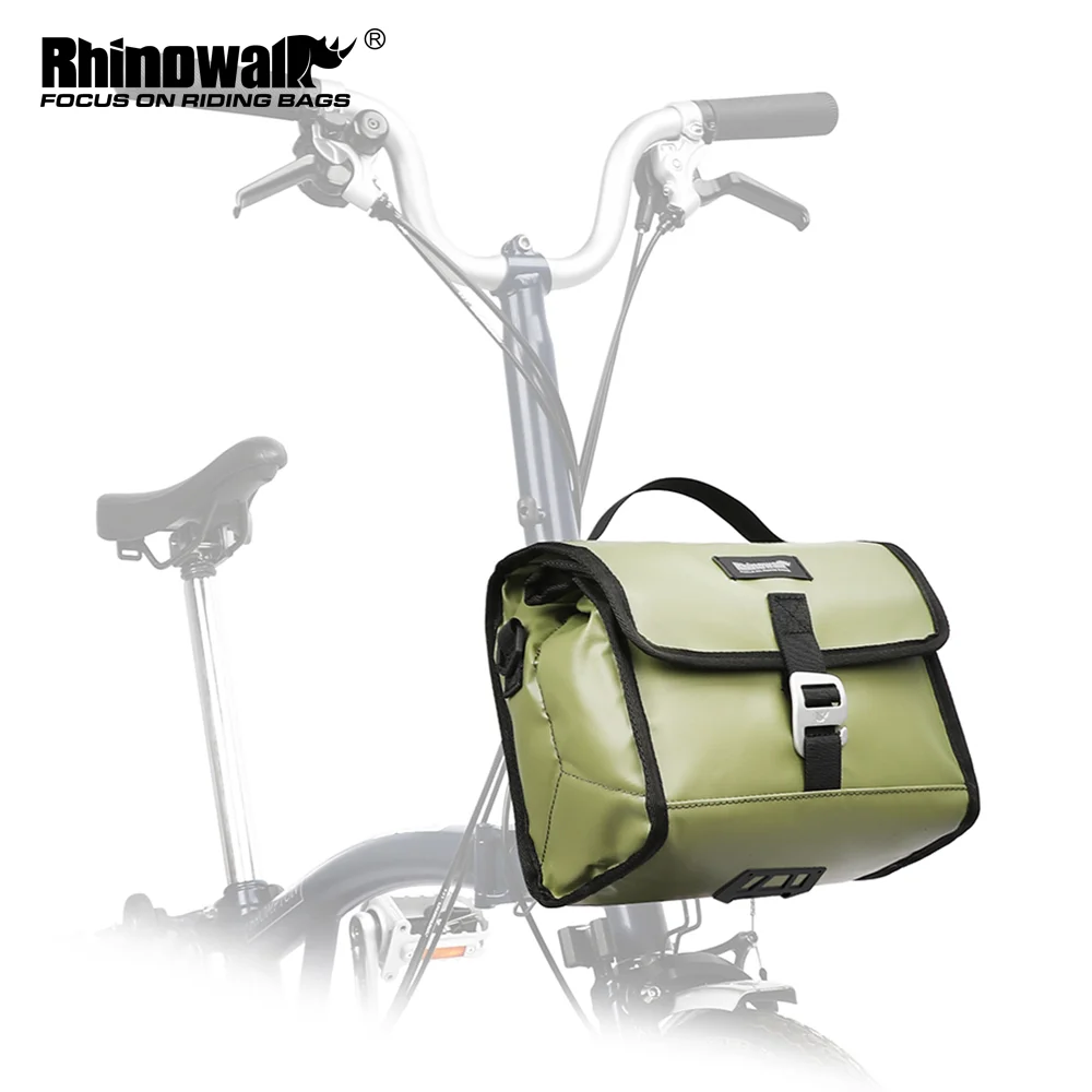 

Rhinowalk Bike Front Bag 4L-7L Waterproof Cycling Bike Handlebar Bag Fit For Brompton With Raincover Bike Cycling Folding Bag