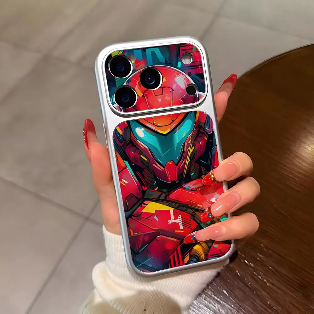 Metroid P-Prime Phone Case For IPhone 17 Pro Max 16 15 14 12 13 11 Plus Silver PU Leather Case view 4