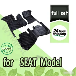 Alfombrillas para coche, accesorios para SEAT Ateca, Arona, ibiza, Leon, Toledo, Leon, ST, Alhambra, Exeo
