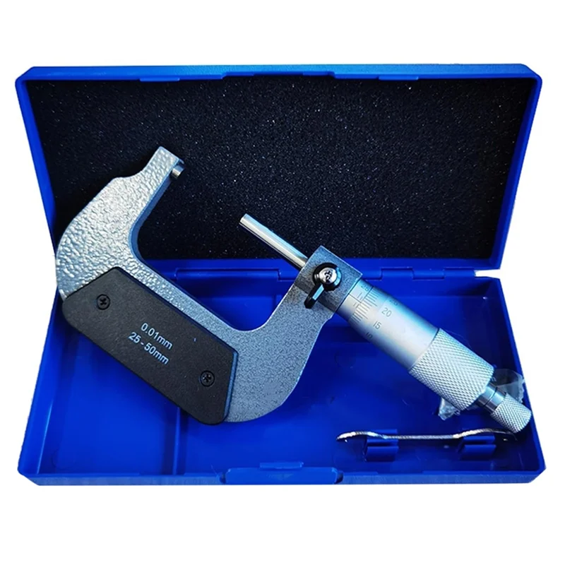 

ABKY-Accuracy Vernier Caliper External Spiral Micrometer 25-50Mm Measuring Range 0.01Mm Precision