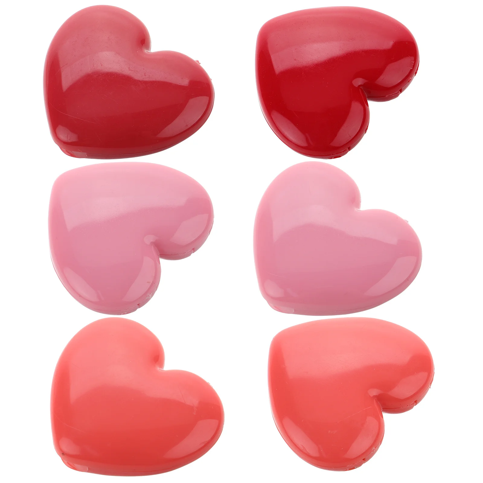 

8 Pcs Lip Shape Container Heart Makeup Gloss Containers Empty Jar Shaped Lipstick