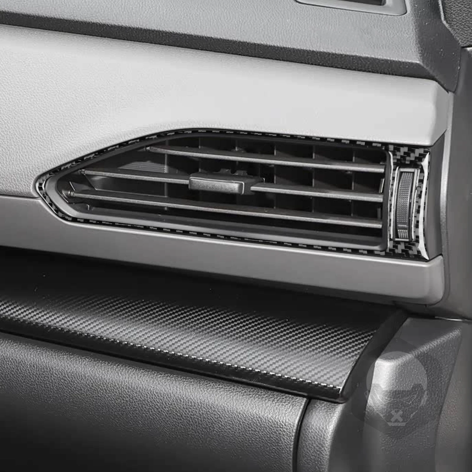 For Subaru Crosstrek Impreza 2024 2025 2026 Carbon Fiber  Left and Right Air Vent Car Interiors Accessories Decorations Stickers