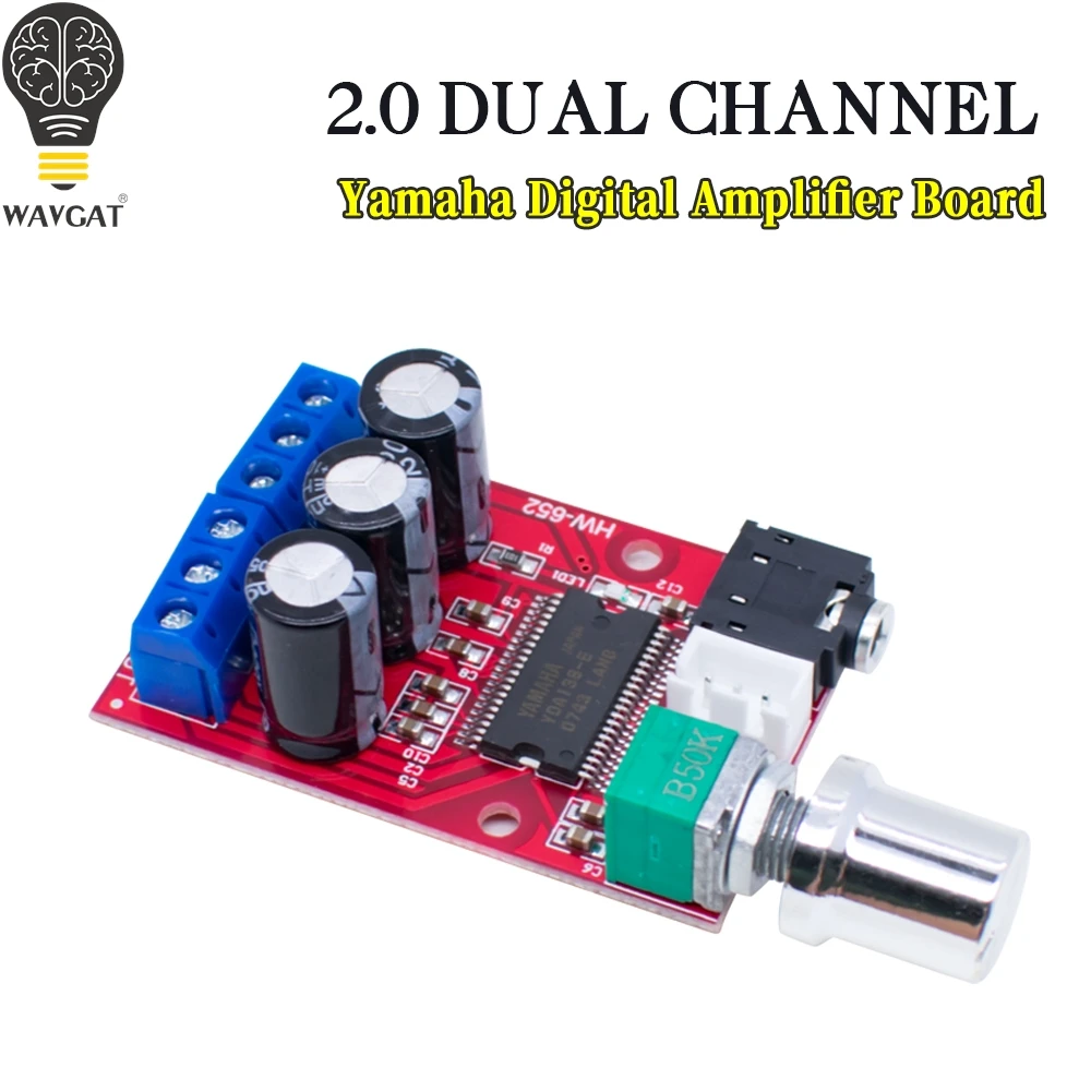 YDA138-E Digital Audio Amplifier Board 12W*2 Stereo Dual Channel Audio Amplifiers DIY Sound System Speaker Home Theater