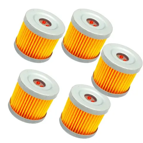 Filtro de aceite de motor de motocicleta, 5 uds., para HJ125K GN125 EN125 GS125 HJ GN EN 125 125cc, repuestos de posventa, accesorios para motocicleta
