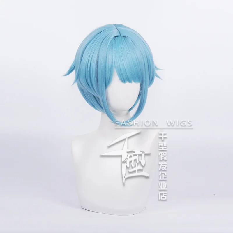 Ensemble Stars-Peluca de Cosplay de Anime Shino Hajime, pelo sintético resistente al calor, Cosplay de Halloween Con cómic, juego de rol, accesorios para pelucas