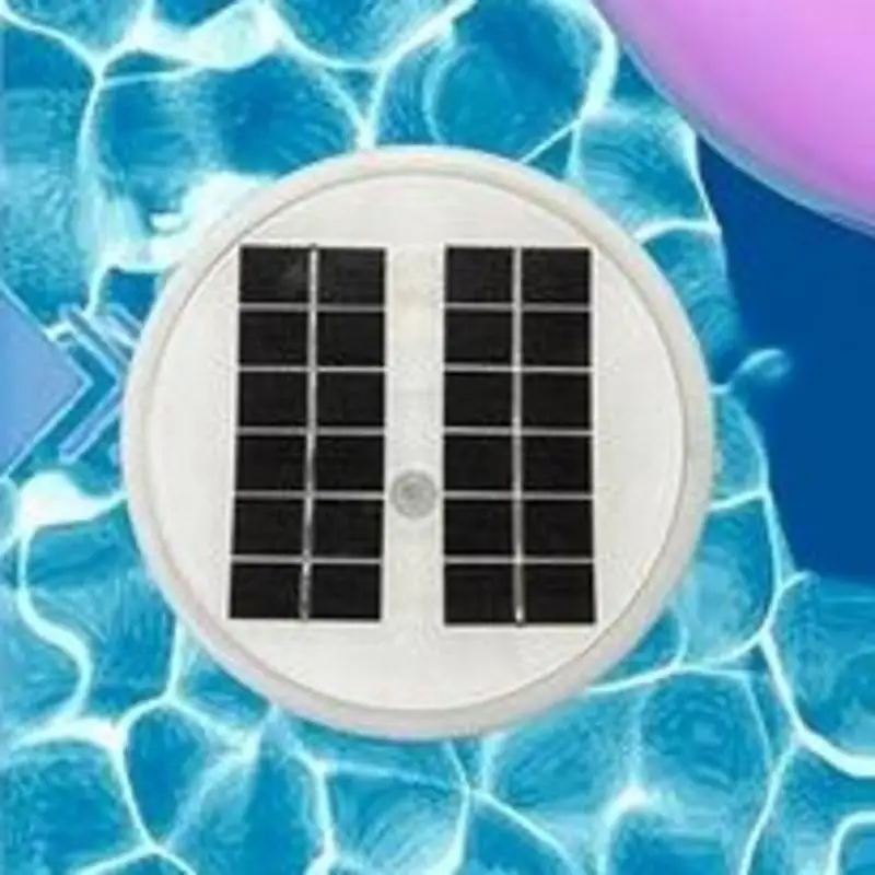 

Copper Ionization Auto SwitchChlorine-Free Sun Shock & Water Purifier RGB Night Light Solar Copper Pool Ionizer Multi-Color