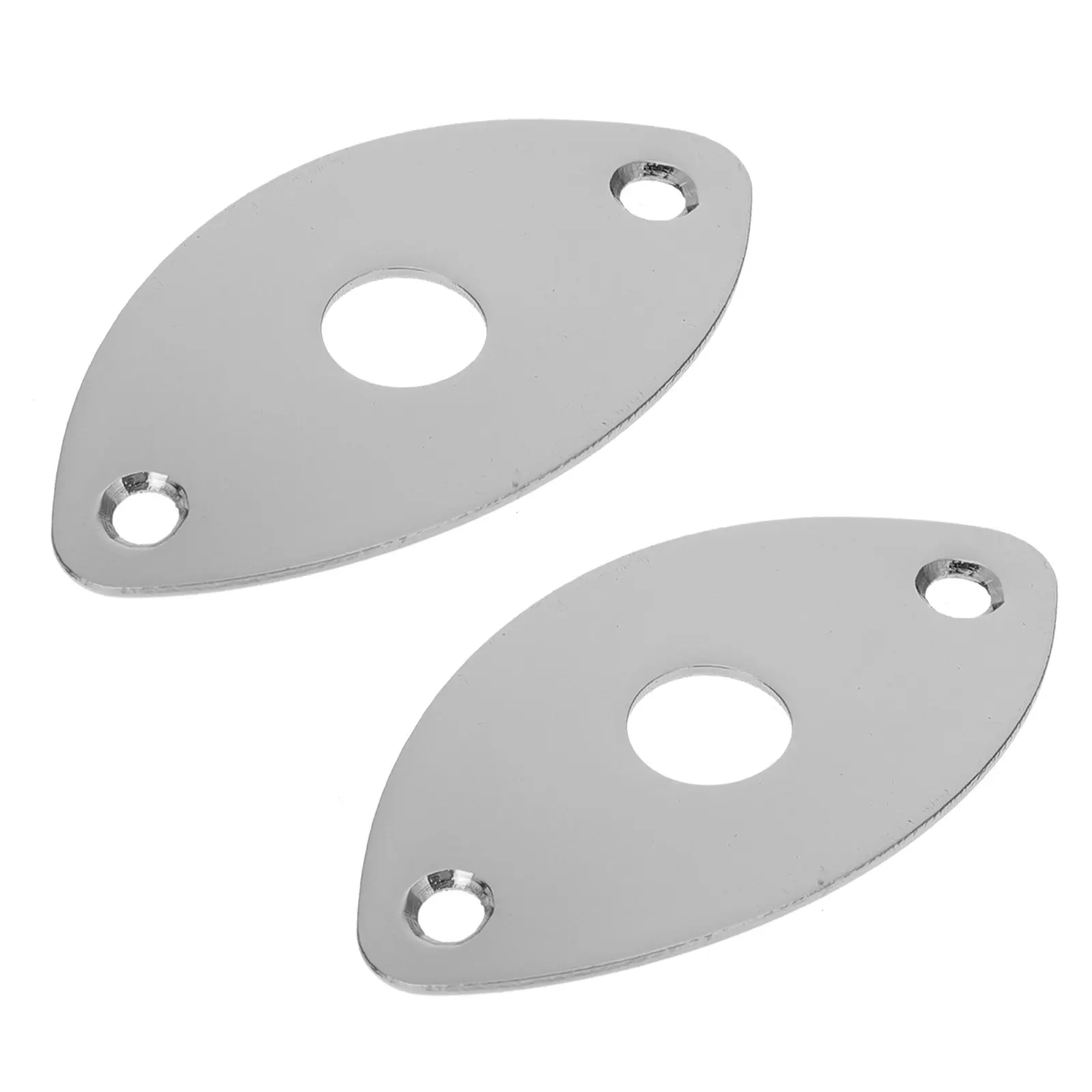 2 Pcs DIY Accessories Jacks Electric Guitars Connection Plate Cover Input Socket