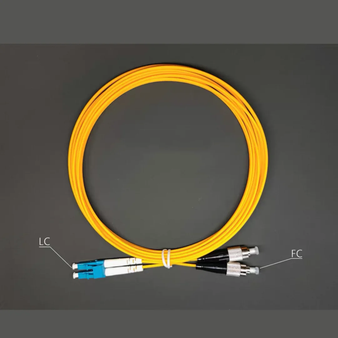 оптоволоконный патчкорд LC-FC SM Дуплексный одномодовый 10 м 20 м 30 м 50 м 100 м FC-LC 3 мм 2 мм кабель оптоволоконная перемычка FTTHELINK