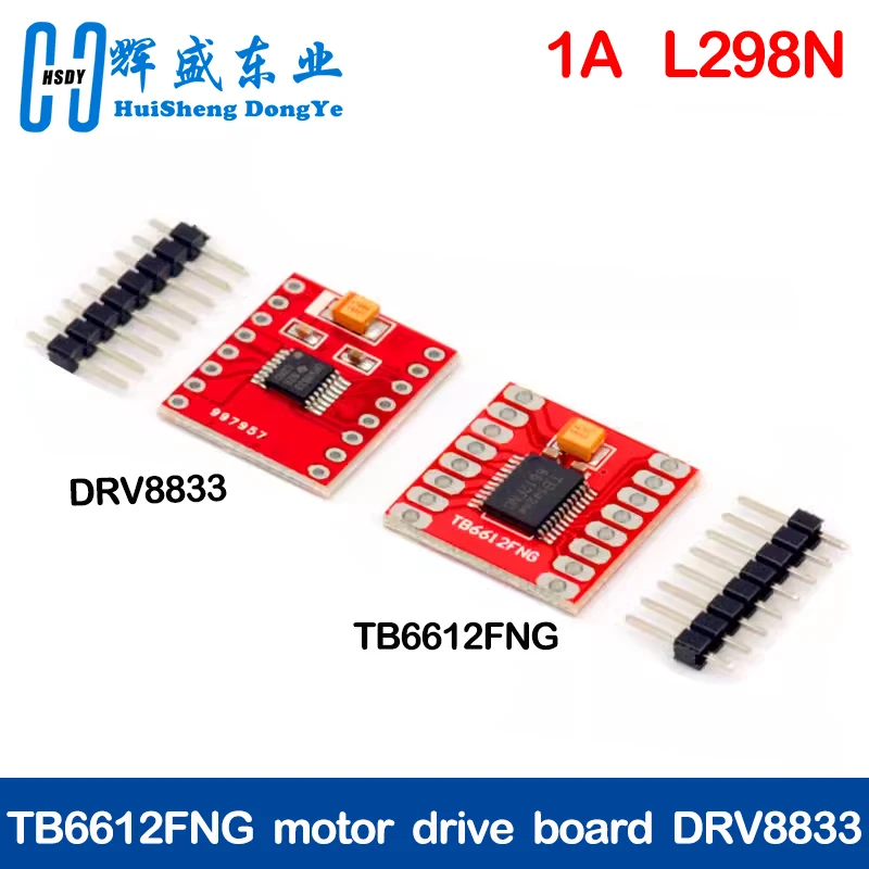 TB6612 DRV8833 Dual Motor Driver 1A TB6612FNG for Arduino Microcontroller Better than L298N