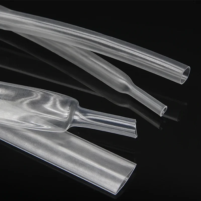 1 meter helder dia 1 2 3 4 5 6 7 8 9 10 12 14 16 20 25 30 40 50 mm krimpkous 2:1 polyolefine thermische kabelhuls geïsoleerd
