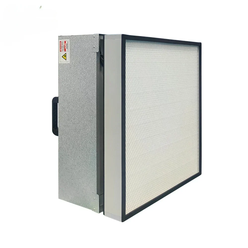 الصين المصنع الأصلي عادم الهواء رخيصة صغيرة FFU 2x2 قدم البلاستيك المكره مروحة وحدة تصفية عالية الكفاءة FFU مع فلتر HEPA #4