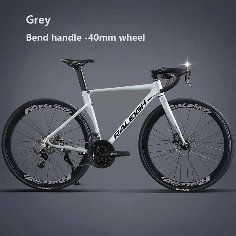 NONE Gravel Fahrrad Rennrad, Rennrad aus Aluminiumlegierung, Rennrad mit 40/60 mm Rad, Reisebike für Männer, Frauen, Erwachsene, Studenten 4