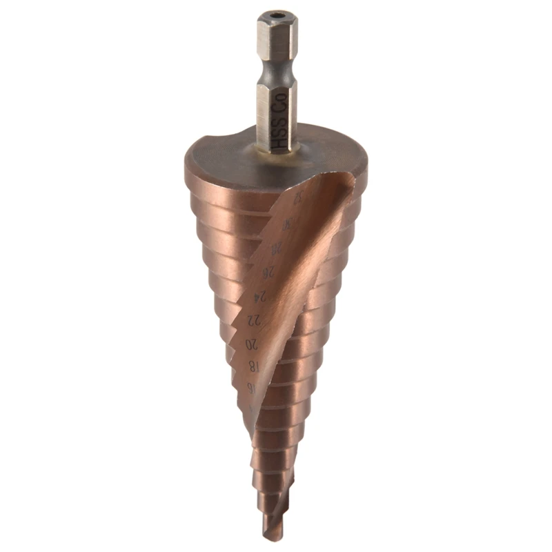 

M35 HSS Co Step Drill Bit Cobalt Cone Drill Bits 4-32Mm Wood Stainless Steel Metal Hole Saw Tool Set Hex