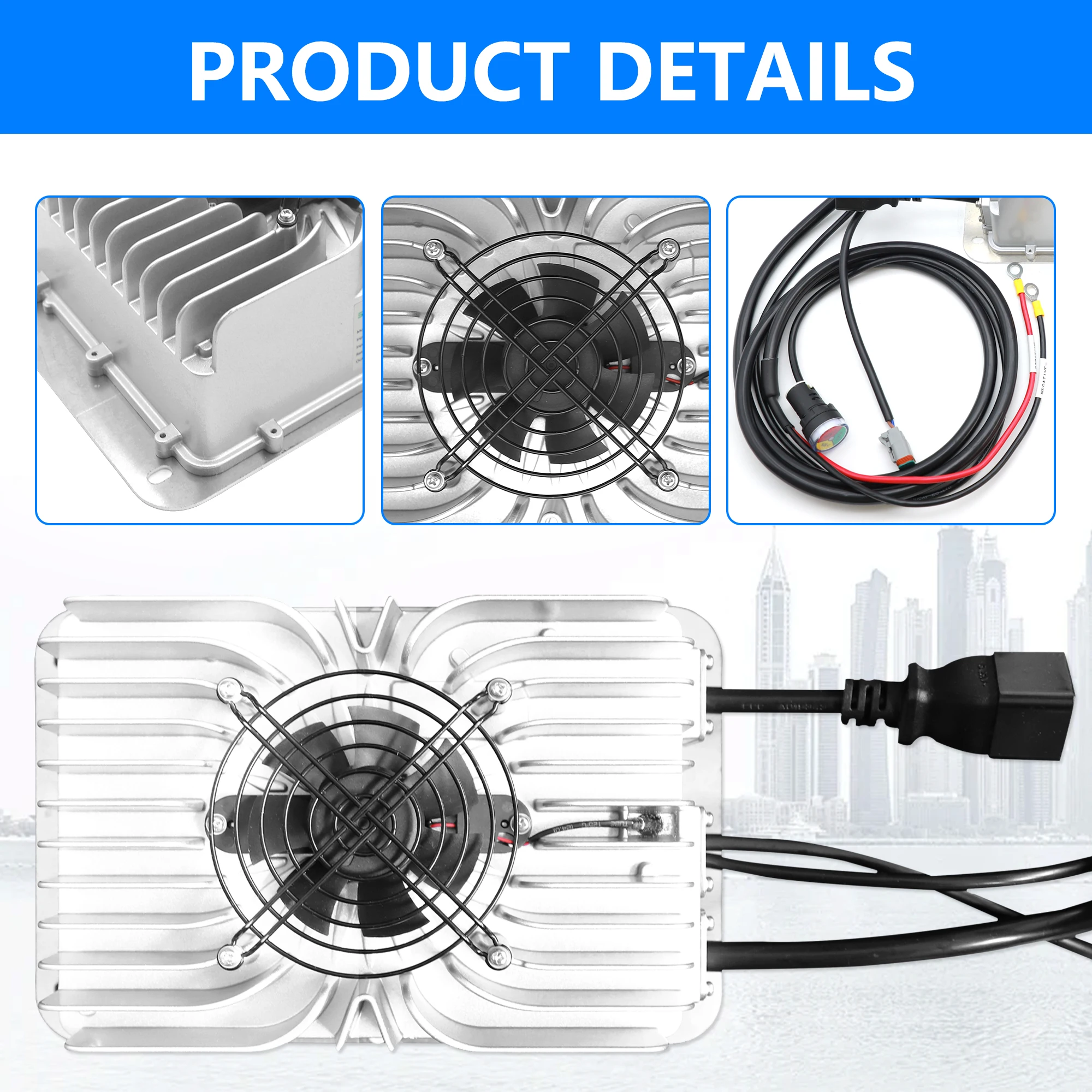48 فولت 30A شاحن بطارية 128375GT 128375 1204825 ل الجني مقص رفع بوم رفع عمودي الصاري رفع Z-34/22N GS-4069