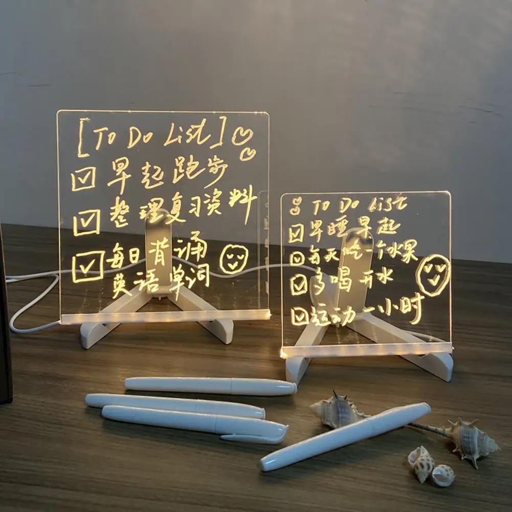 High-quality Message Board DIY Simple Ultra-thin Korean Style Daily Moment Message Board  Writing Board Shock-proof