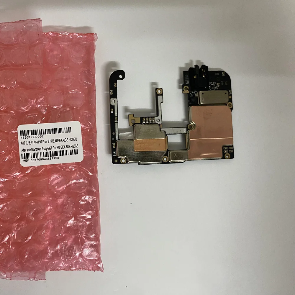 Imagem -03 - Motherboard Original para Xiaomi mi 9t 100 Brand Novidades Mainboard para Redmi K20 Pro Placa de Circuito Lógico Global Desbloqueado Trabalho Completo