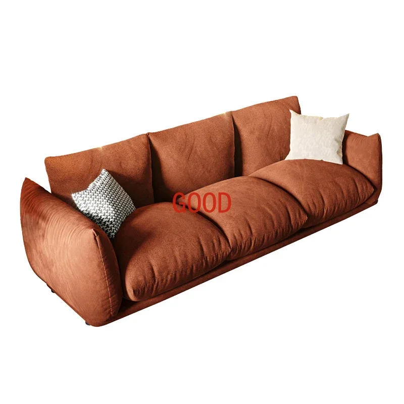 Italian Light Luxury Fabric Sofa Living Room Small Apartment Reception Negotiation Sofa Sofas for Living Room