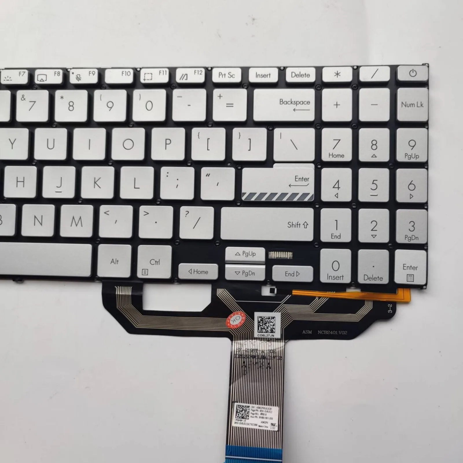 لوحة مفاتيح الكمبيوتر المحمول تخطيط الولايات المتحدة لـ ASUS X1603Z X1603ZA M1503Q X1502ZA X1502VA M1502Z