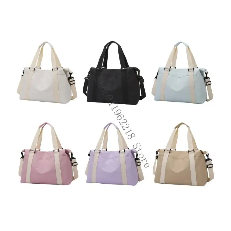 

Lightweight Travel Duffle Bag For Gym Trip Spacious Carryall With Wet Dry Compartment 066F