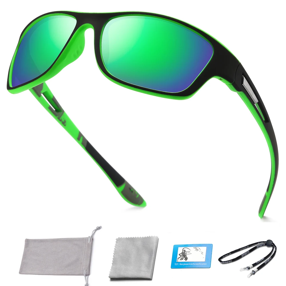 Gafas de sol polarizadas con protección UV400 para hombre y mujer, lentes clásicas de pesca, conducción, senderismo y ciclismo