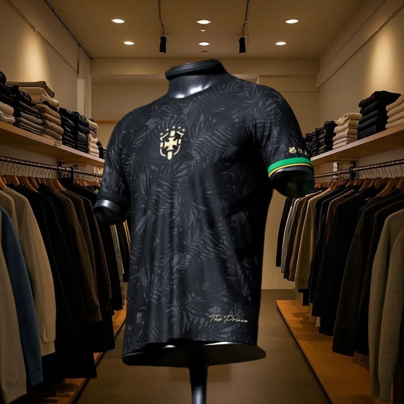 

3D25 Men's Deep Red Children's Football Shirt No.19 Latest Arrival Men's and Women's Breathable Lamine Football T-shirt