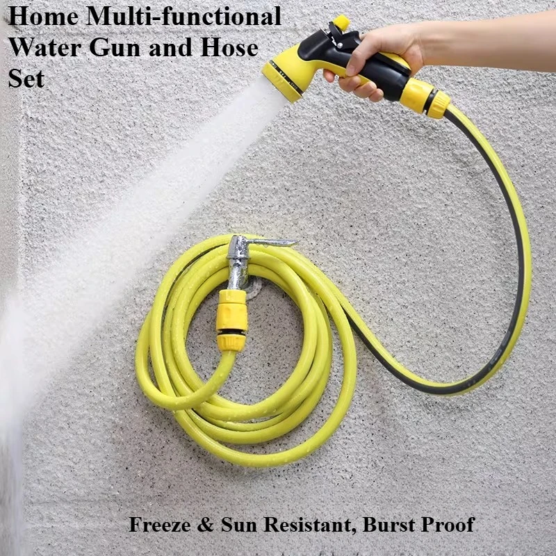 

Garden Watering Sprayer Nozzle Gun Set Household Water Pipe Kit for Flowers Plants Lawn Irrigation Car Wash High Pressure Spray