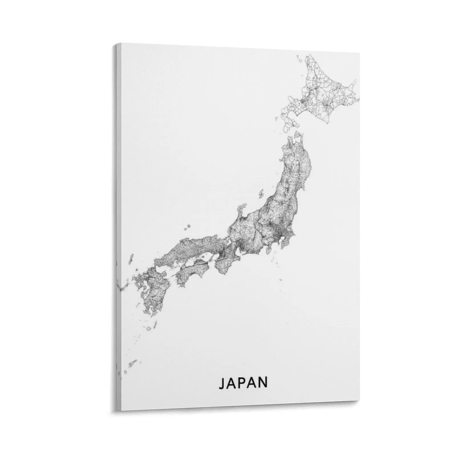 

Japan Map, Art Print By LandSartprints Canvas Painting wall decoration painting Paintings nordic home decor