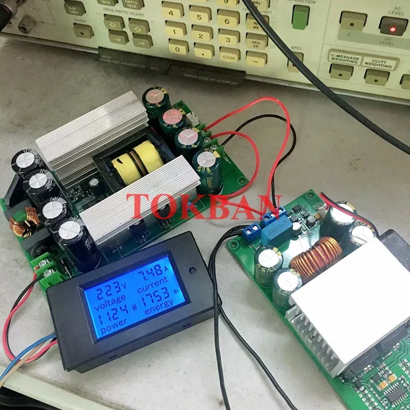 Tokban 1000w LLC Placa amplificadora de potência de comutação suave Tensão de saída dupla ± 35v a ±80v para Diy Auido