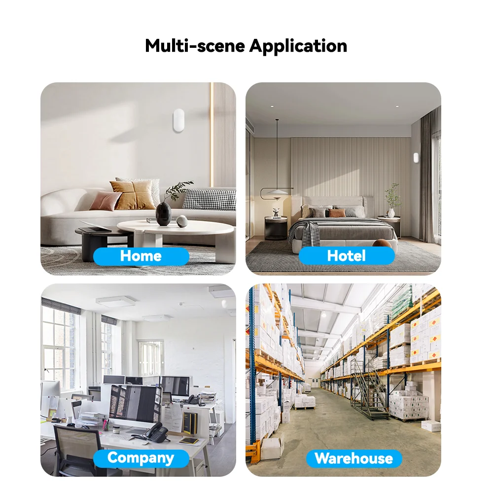 Meian-Tuya Zigbee Sensor de Movimento, Casa Inteligente, PIR Sensor De Movimento, Alarme Sem Fio, Presença Infravermelha, Vida Inteligente
