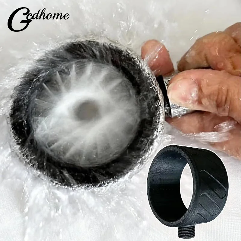 Bathroom High Pressure Shower Head 1Pcs Spiral Nozzle for Men Home Bath Time Comfort