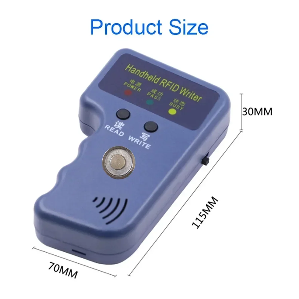 Duplicatore RFID Copiatore TM RW1990 Lettore TM1990 ibutton DS-1990A I-Button Portatile 125KHz T5577 EM4305 EM4100 per Chiavi, Tag e Schede
