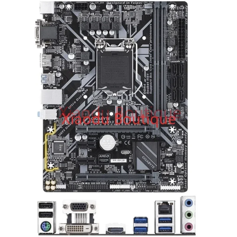 FOR Gigabyte B360M HD3 Motherboard Intel B360 2*DDR4 LGA1151 1×M.2 Micro ATX VGA DVI