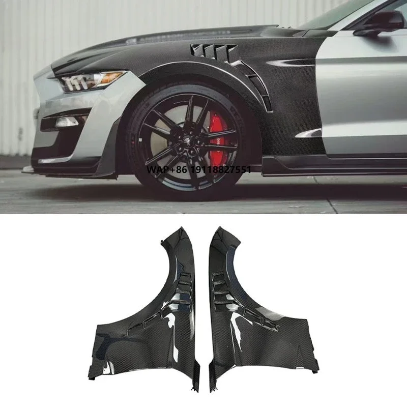 

High Quality TPF Style Dry Carbon 2024 Lightweight Side Carbon Fiber Fenders for Mustang Car Parts